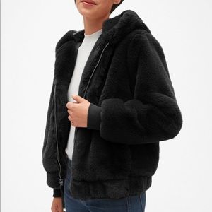 Gap faux fur bomber
